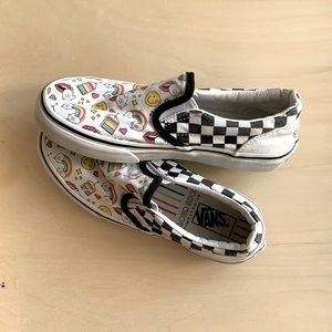 Vans x FLOUR SHOP Icons Checkerboard Skate Shoe.